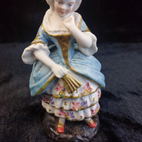 Thumbnail for Antique victorian Porcelain Lady Figurine 5