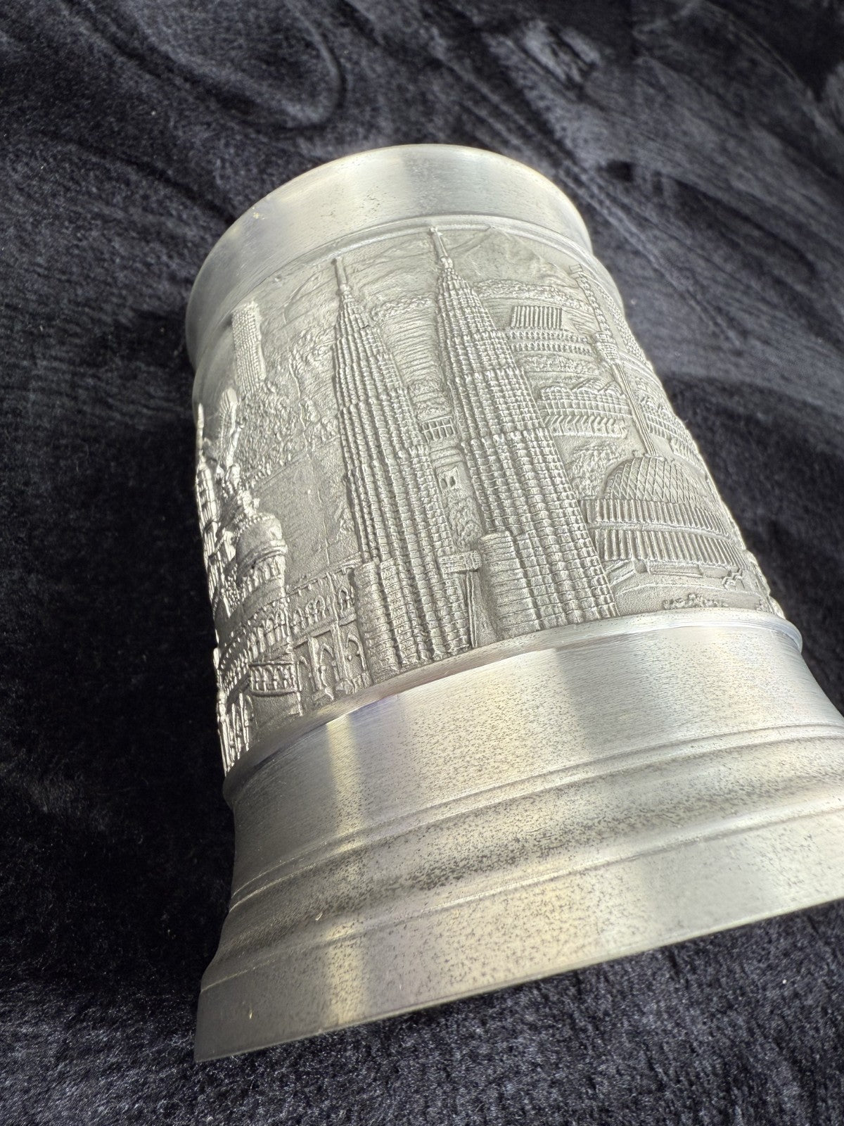 Royal Malaysian Selangor Landmarks Pewter Tankard / Mug with certificate Repro15