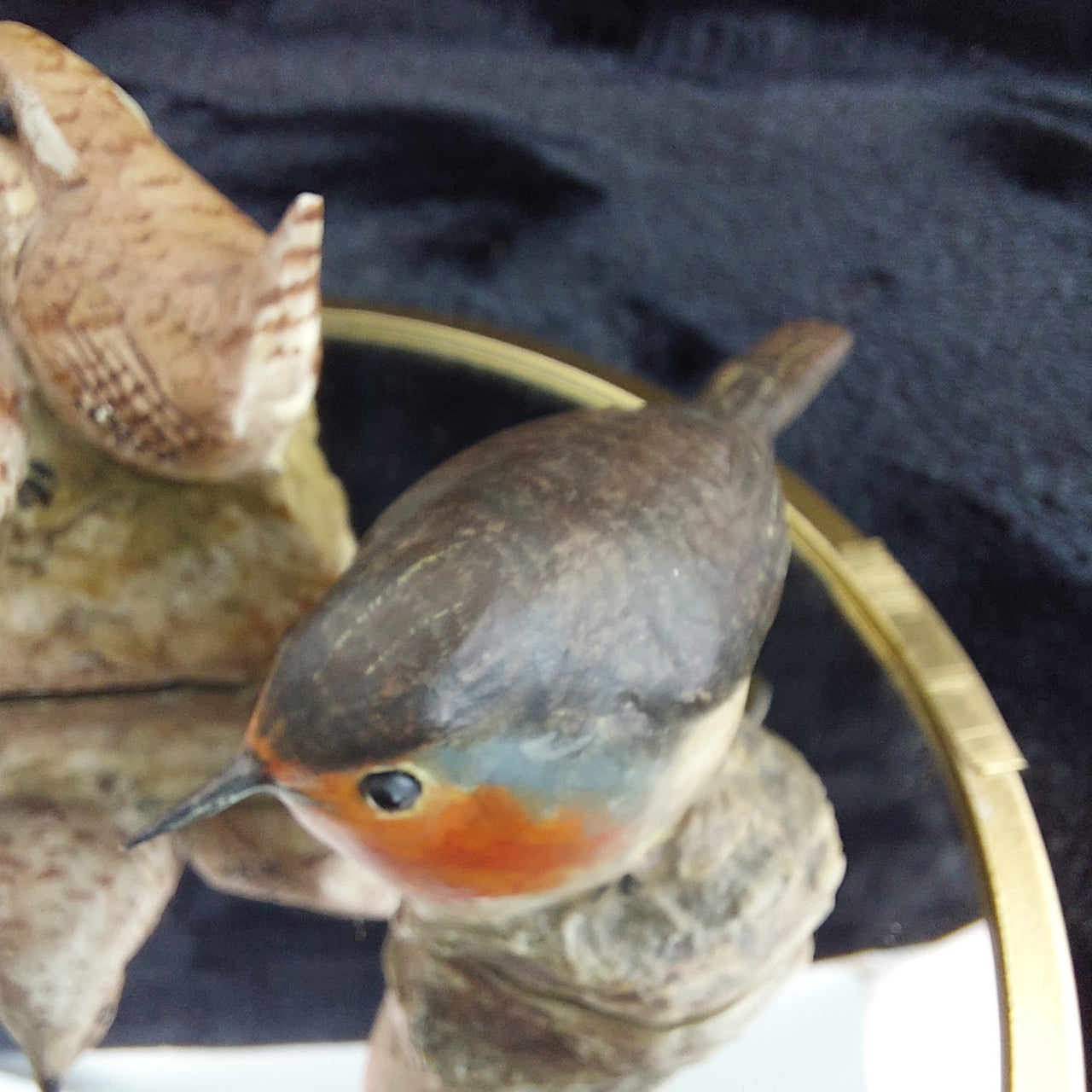 M Leadbetter Cornwall Bird Figurines â Set of 3 Wrens & Robin, 1979â81 Handc4