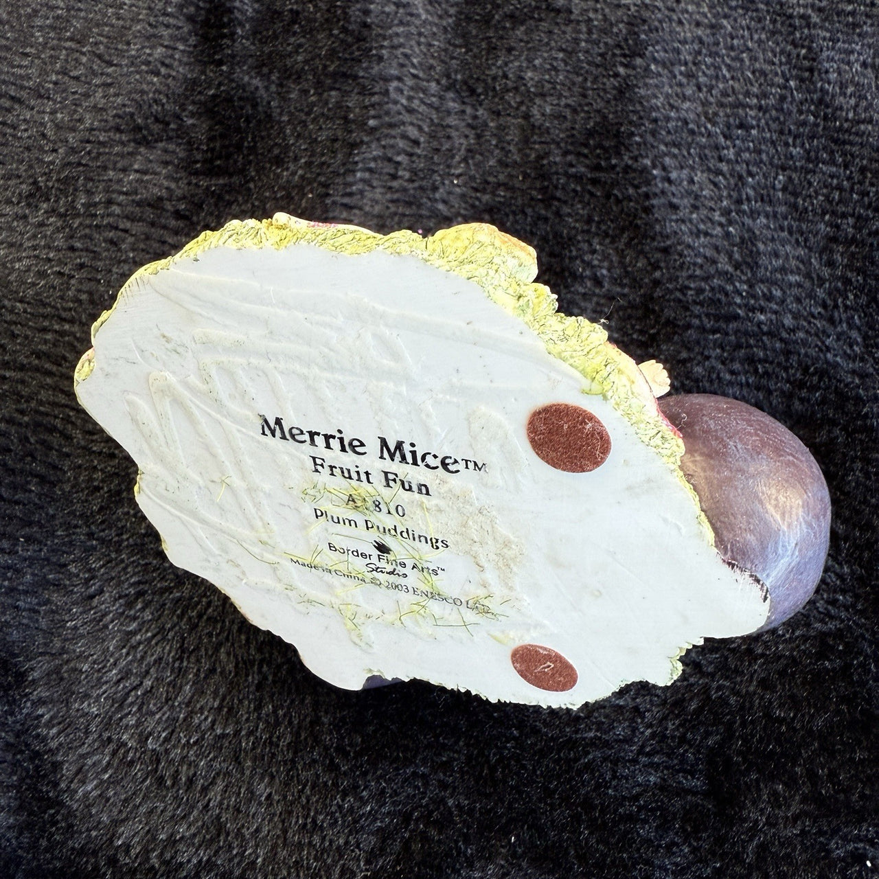 Border Fine Arts Merrie Mice Figurine  "Plum Puddings" A310  20037