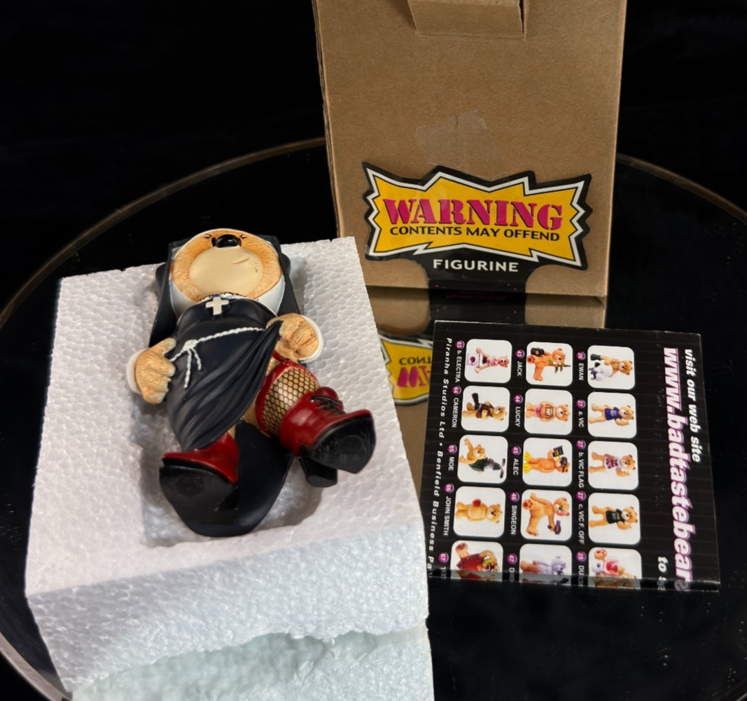 Racy & Humorous Collectible: Bad Taste Bears "Theresa" Nun Figurine!0