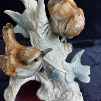 Thumbnail for G.Armani Twin Birds Figurine  Italian Capodimonte Porcelain Signed 6.5” gift4
