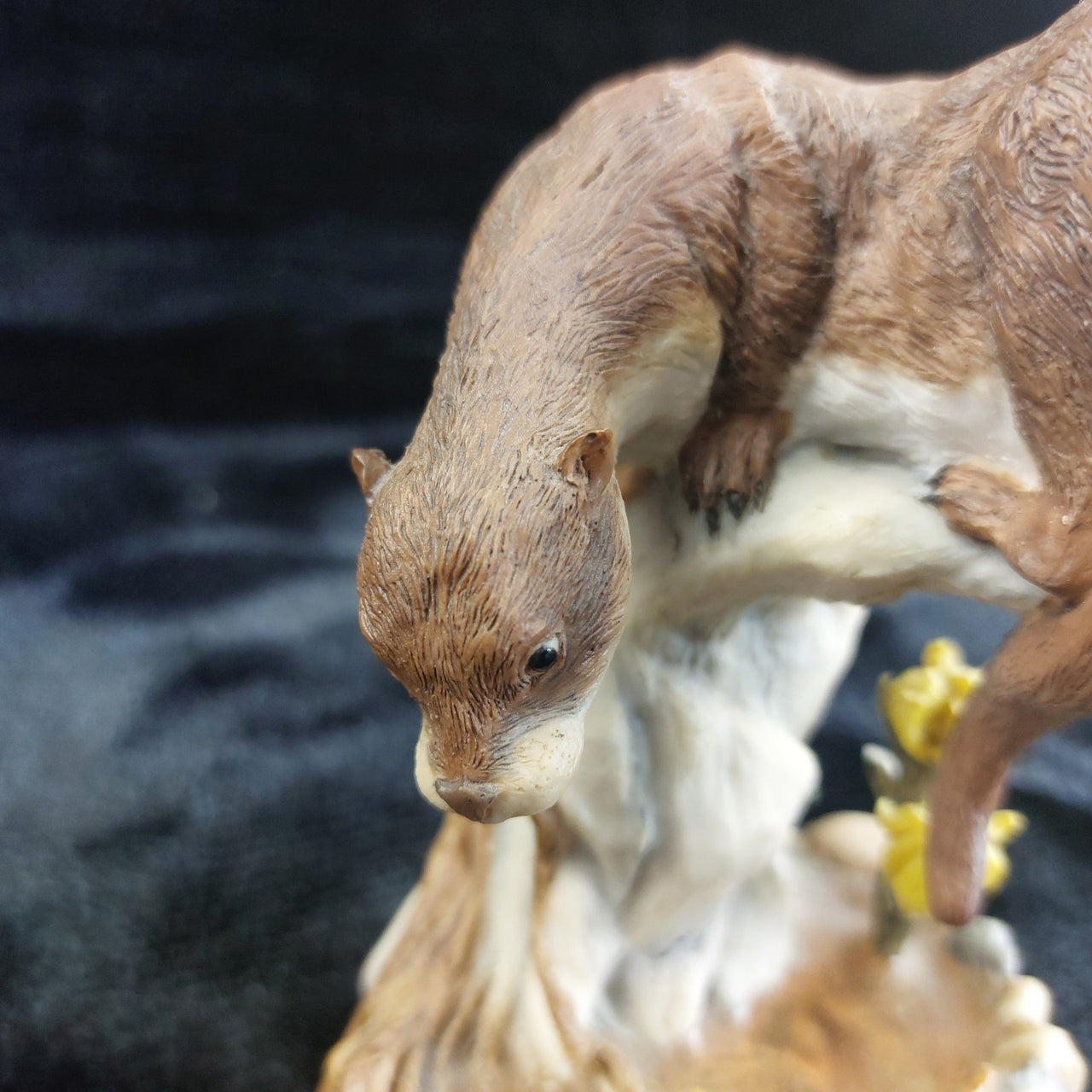 Teviotdale Otter Figurine by Ed Janni Hand Painted Scotland, 5.5â Wildlife dec10