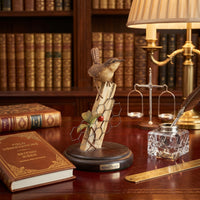 Thumbnail for Fine Border Arts Wren on Post RB9 1990 Figurine Scotland Hand Made Bird Sculptur0
