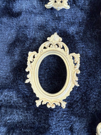 Thumbnail for Victorian-Style Miniature Gold Color Plastic Frames Set of 7 Frame Set deco wall11