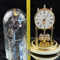 Thumbnail for Stunning Hermle Anniversary Quartz Gold color Clock made in Germany Collectable5