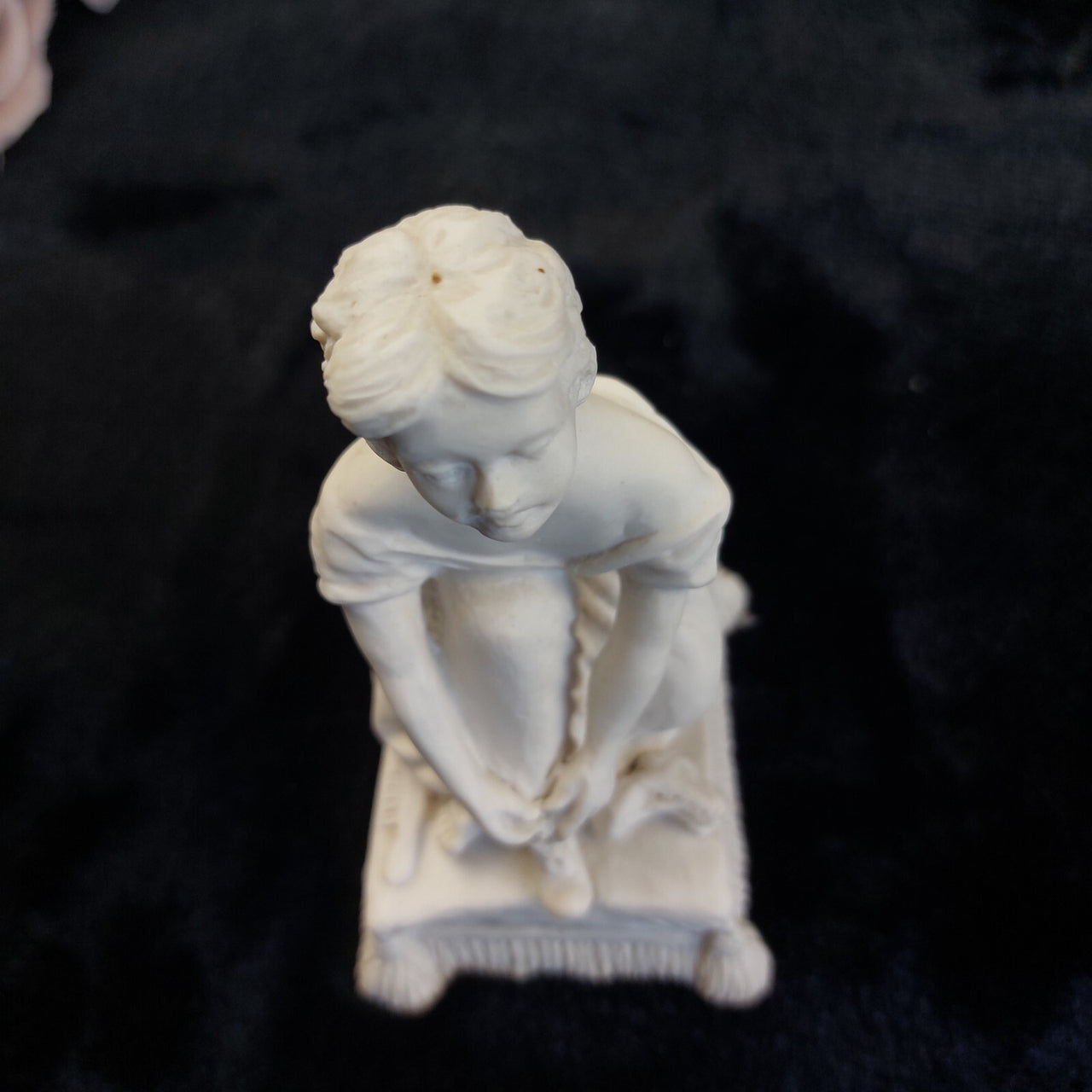Michael Sutty Young Girl Figurine 5in Vintage Rare White Bisque England Ceramic6