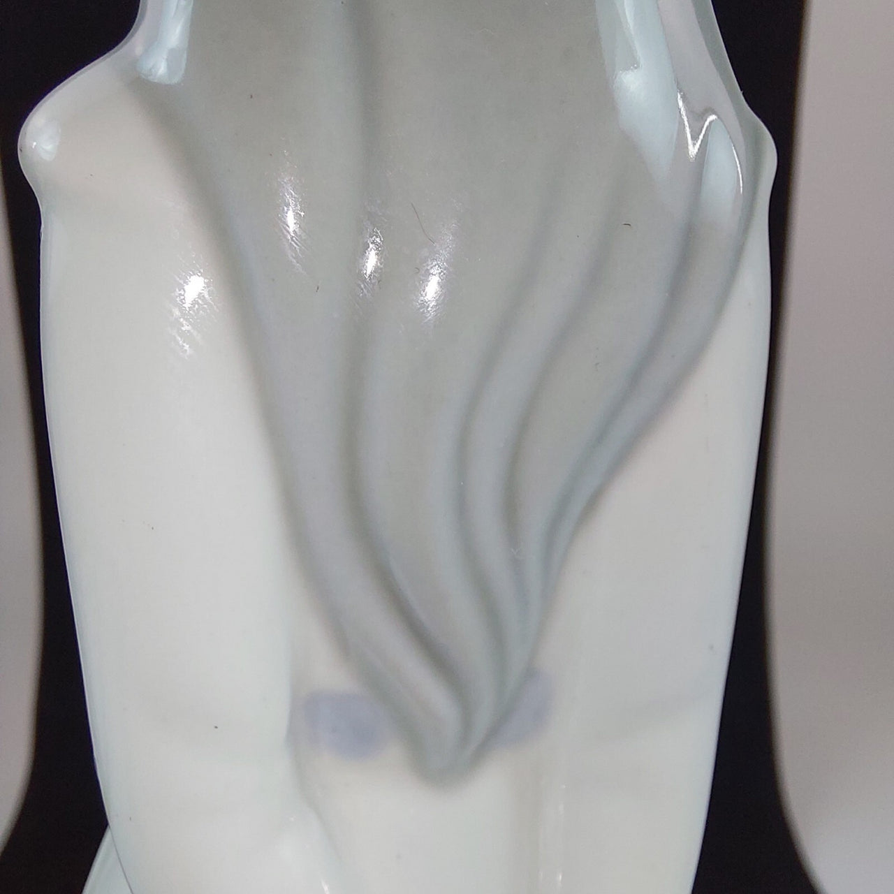 Porcelanas M. Requena Collectable Blue white porcelain Lady Figurine Spain Decor15