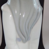 Thumbnail for Porcelanas M. Requena Collectable Blue white porcelain Lady Figurine Spain Decor15