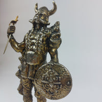 Thumbnail for Brass Viking Warrior Figurine Vintage  2kg  with Shield and Sword   9
