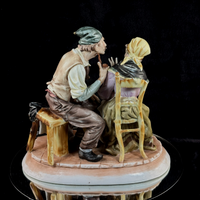 Thumbnail for Fuji Figure Porcelain Couple Scene Large Figurine 9.5in display decor bookshelf21