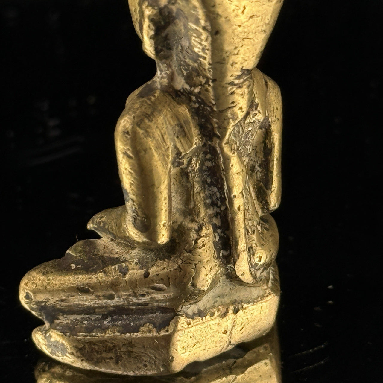 Jain Bronze Statue – Naga Parshvanatha Jain Tirthankara 3” Serpent Hood Idol8