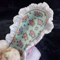 Thumbnail for Antique Dresden / Meissen Porcelain High Heel Shoe Figurine With Cherubs Germany8
