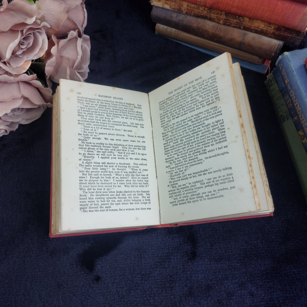 1926  Rainbow Island Louis Tracy Acceptable Worn Adventure Novel Damaged Cover 6