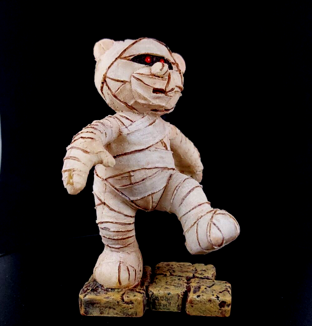 Bad Taste Bears Mummy Figurine Collectible Horror - Boxed New Halloween Figure0