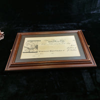 Thumbnail for Antique 1800's Wortley Main Coals Shipping Document Artifact Framed Historical6
