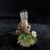 Thumbnail for Bird Ornament Border Fine Arts Jenny Wren B1033 Figurine Handmade Scotland  20073