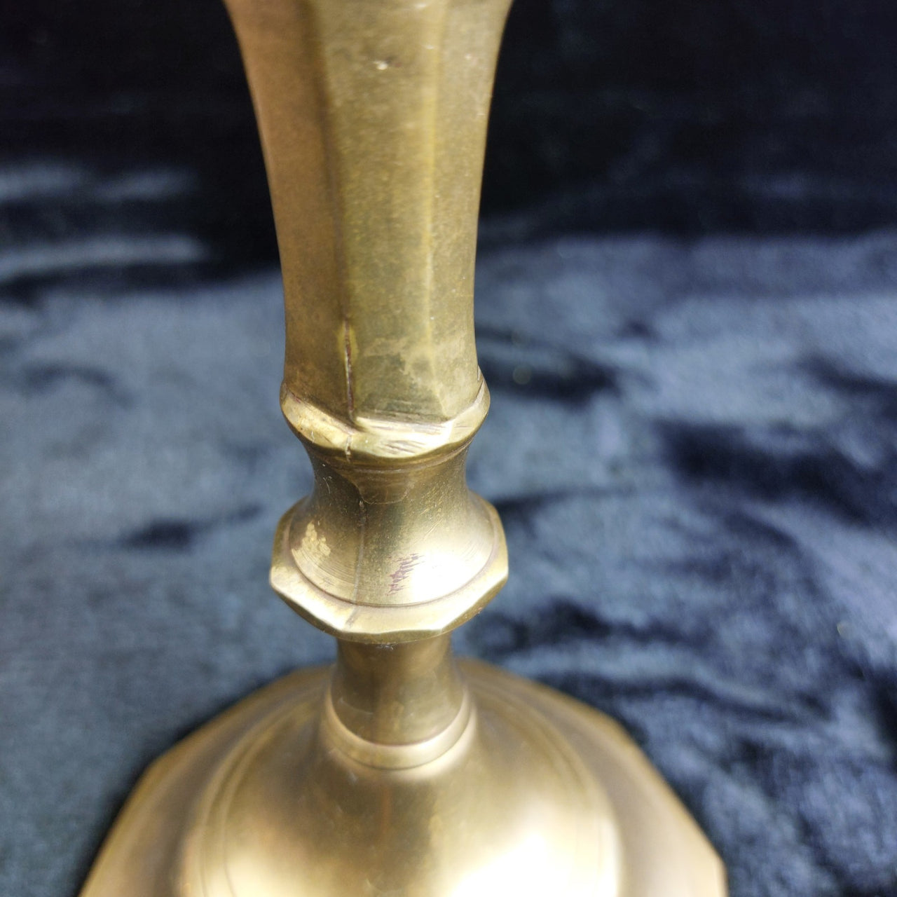 Vintage Brass Lamp Table Good Patina EU Plug Classic Electric Light 15" Tall9