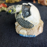 Thumbnail for Turtle Figurine Lot Collection 6 Good Resin Wood ceramic Carved Mallorca bundle7