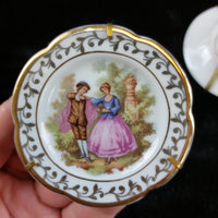 Thumbnail for Limoges Royal Blue  Glaze & Decorative Plate  Miniature Porcelain  Wall 3 Plates15