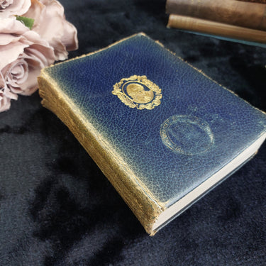 Collins Complete Works Shakespeare Blue Leather Worn Gold Gilt Edges Book 1923  0