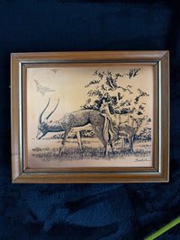 Thumbnail for VINTAGE Copper Etchings framed Animals Wild and Tynemouth Castle - A Perfect Set5