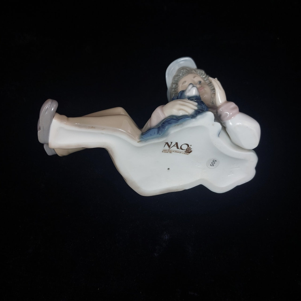 NAO by Figurine Lladro 6" Boy with Dog 1991 Spain Porcelain Collectible decor12