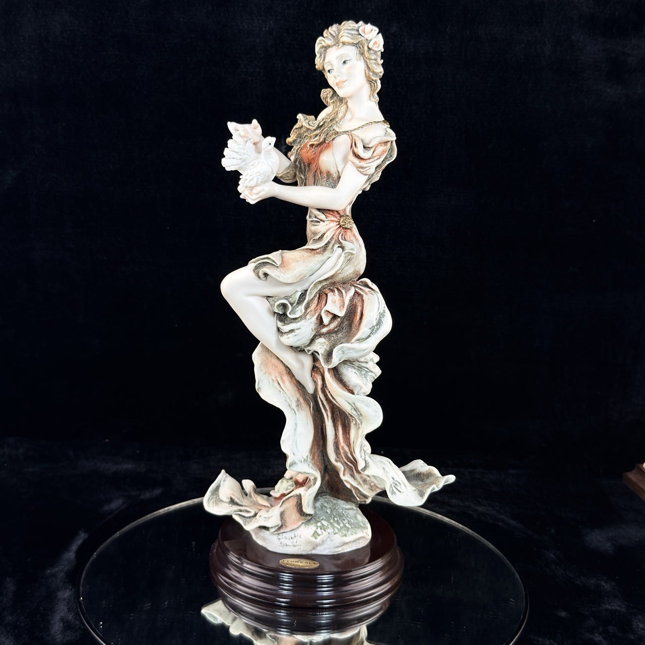 Giuseppe Armani Florence Summer Breeze Lady Figurine 14 In Italy Home Decor 199710