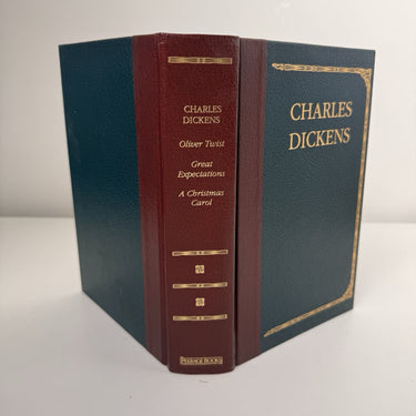 Charles Dickens Leatherette 1991 Peerage Book Gilt Edge 3in1 Oliver Twist0