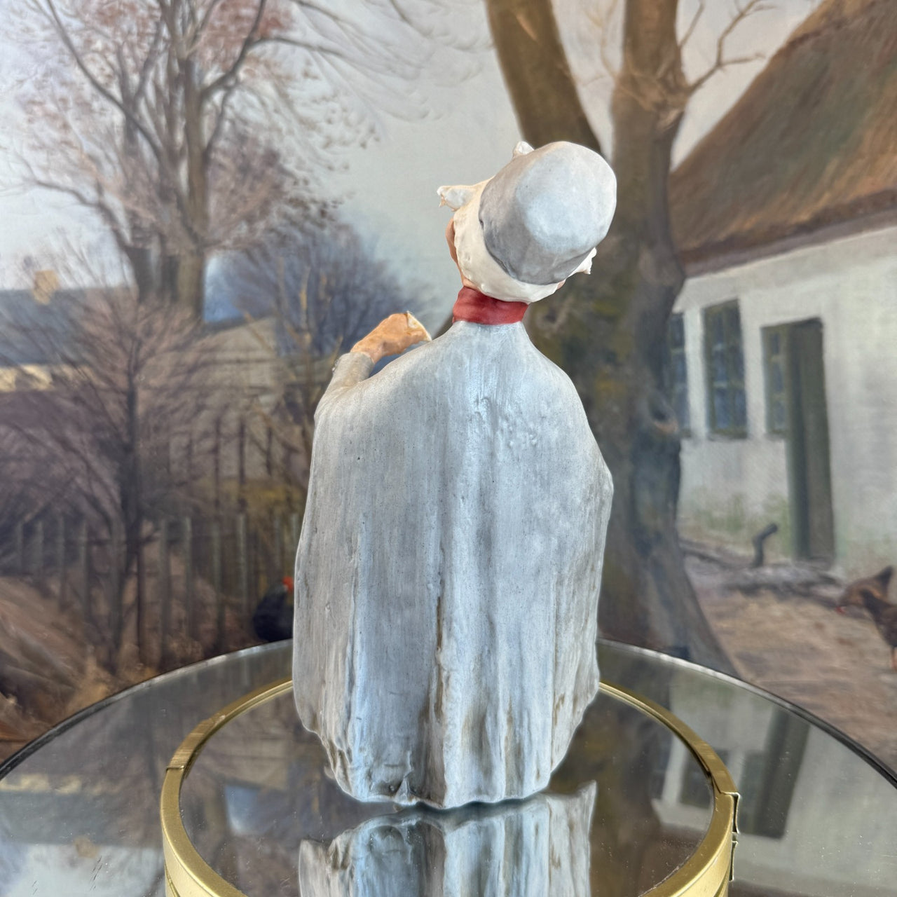 Italian Capodimonte Figurine "The Postman" - Signed "Gelli" Italy pics see 196110