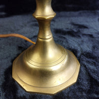 Thumbnail for Vintage Brass Lamp Table Good Patina EU Plug Classic Electric Light 15