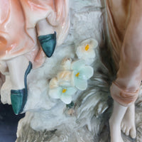 Thumbnail for Anina ( La Anna) Collection Italian Alabaster –Couple in Love Figurine  1999. 1517