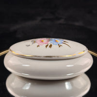 Thumbnail for Pâte MPA de Limoges France Oval Trinket Box Jewelry Casket Floral Gold Trim see5