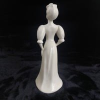 Thumbnail for Art Deco Style White Porcelain Lady with Umbrella Figurine 11