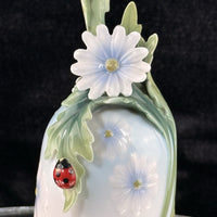 Thumbnail for Franz Porcelain Ladybug Bell by Jen Woo Excellent Condition1