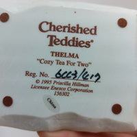 Thumbnail for 1995 Cherished Teddies Boxed Gift Violet Bloom Blessings 156280 Bear Flowers9