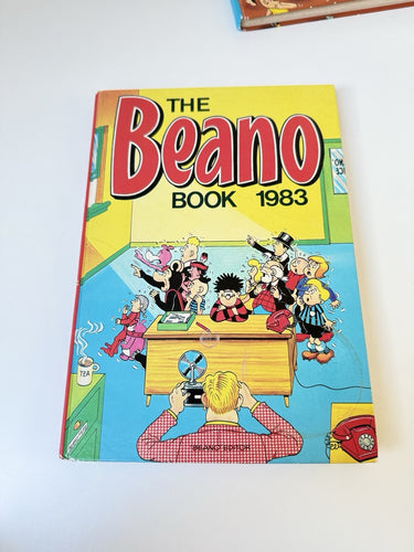 Beano Hotspur Comic Book Lot Classic Annuals UK DC Thompson Gift  1983-1985-19861