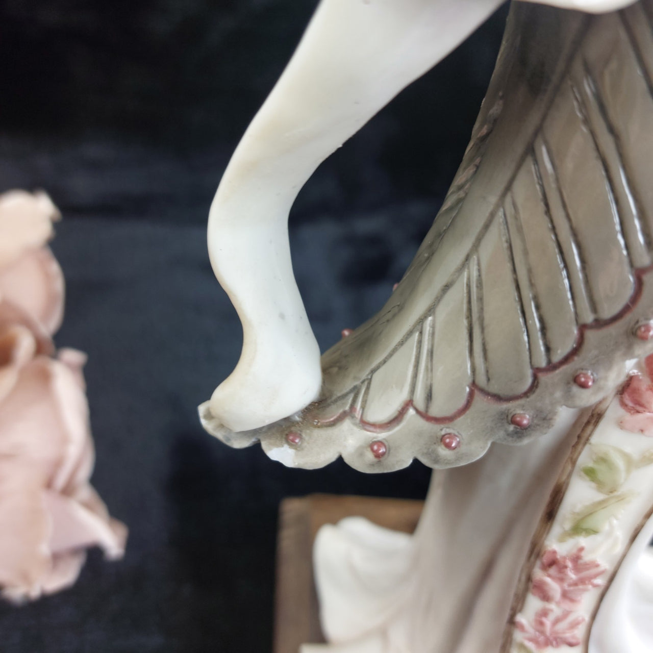 Capodimonte E. Belcari 40cm Geisha Figurine 1988 Goddess Style decor  see pics4