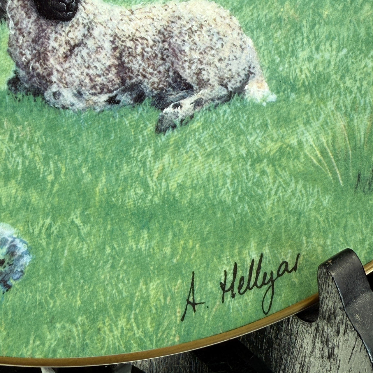 Border Fine Arts The "Spring Lambing" Collector's Plate James Herriot Series7