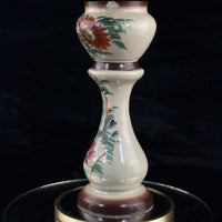 Thumbnail for Milk Bohemian Glass Antique Vase 12” Floral Victorian Urn Form decor see pics10