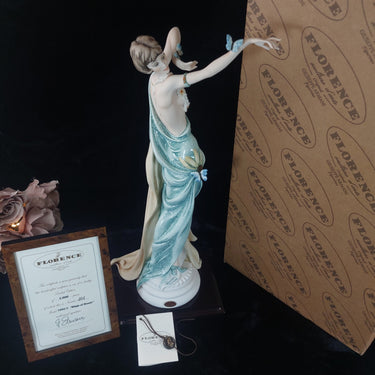 Florence Armani lady figurine Wings of Beauty Box & COA Limited Edition lux deco0