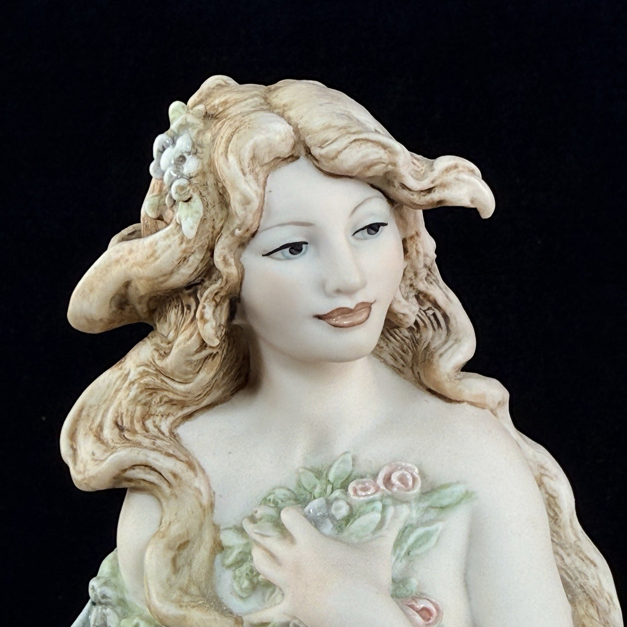 Giuseppe Armani Spring Florence Lady Flowers Figurine 0181C Italy HomeDecor 199216