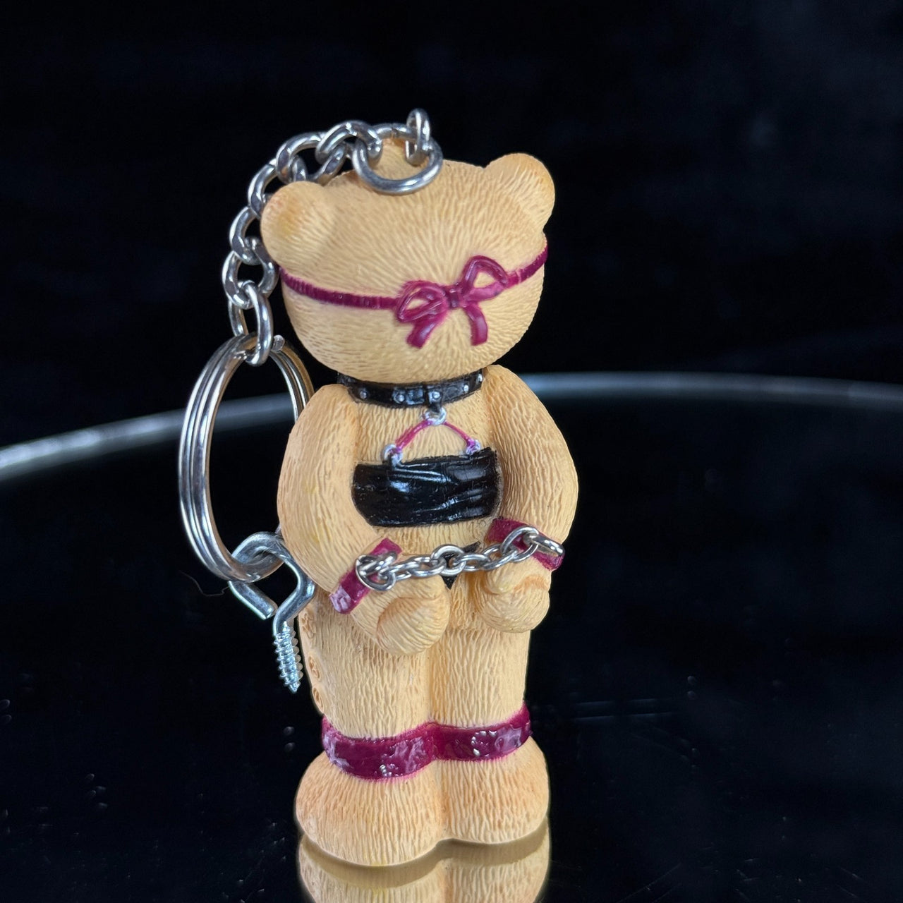 Vintage Rare Bad Taste Bears BDSM Gimp Keychain Boxed Figurine Collectible4
