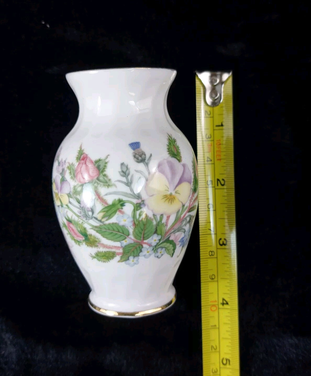 Aynsley Set gift Wild Tudor Fine Bone China – Vase, Trinket Dish & Candle Holder7