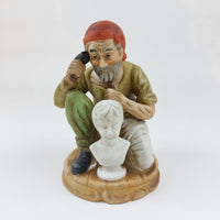 Thumbnail for Porcelain Sculptor Figurine Artist Bust Statue Maker Collect 6