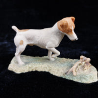 Thumbnail for Border Arts Fine 1983 Terrier dog Figurine bookshelf fireplace farm house decor1