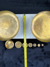 Thumbnail for Rare Antique Victorian Apothecary Balance Scale with Marble Base & Brass Weight16