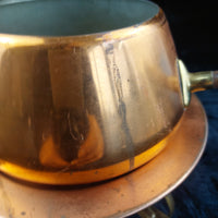 Thumbnail for Tagus Copper Fondue Pot Set with Burner Made in Portugal Wood Handle gift3