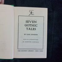 Thumbnail for Modern Library  Seven Gothic Tales Isak Dinesen Green Cloth 1960s Vintage dec US4