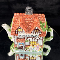 Thumbnail for Novelty Set Teapots x2 1.55George & Dragon Pub + Rovers Return Newton & Ridley1